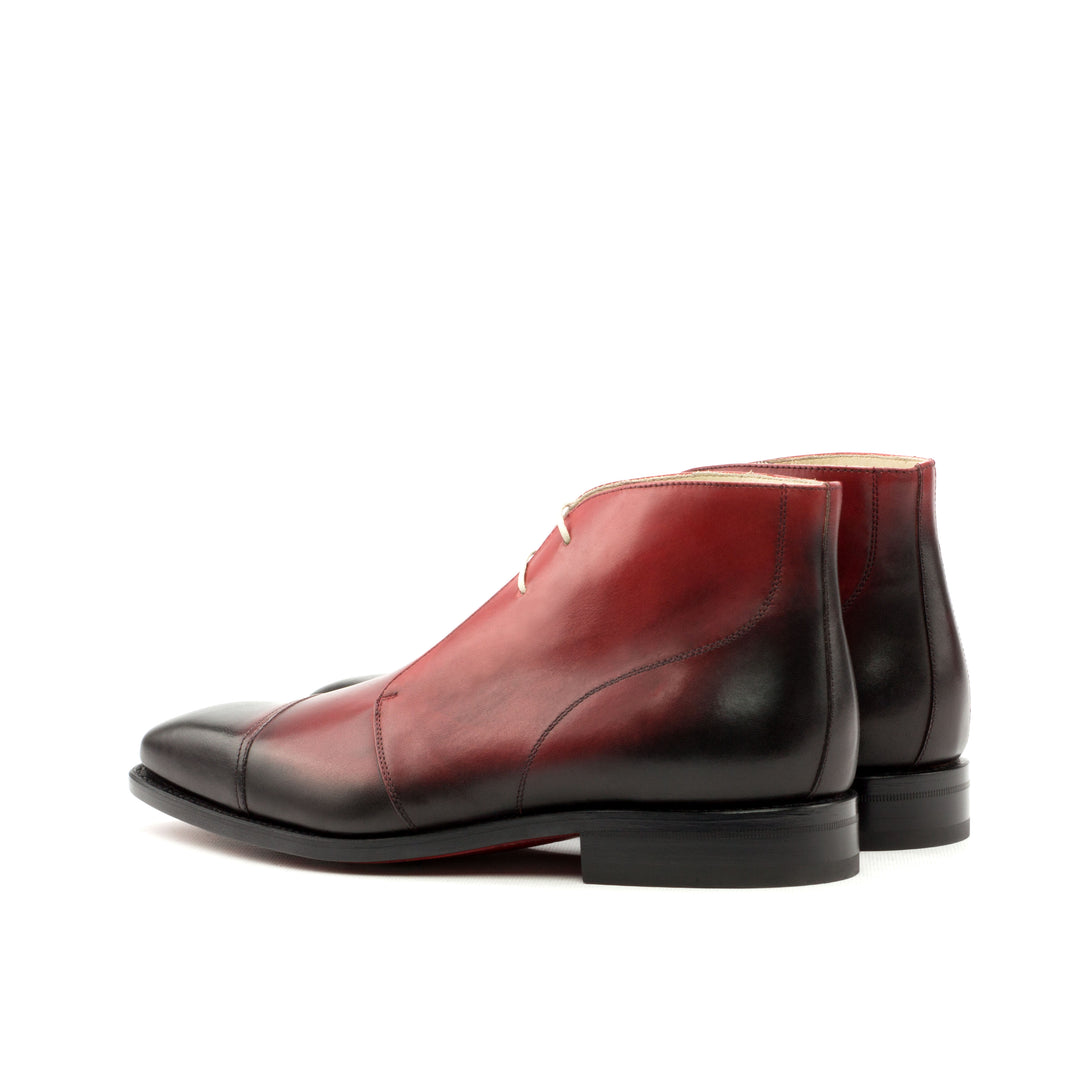 Chukka Burnished Leather Cap Toe Boot – mmshoesource.com display picture 3